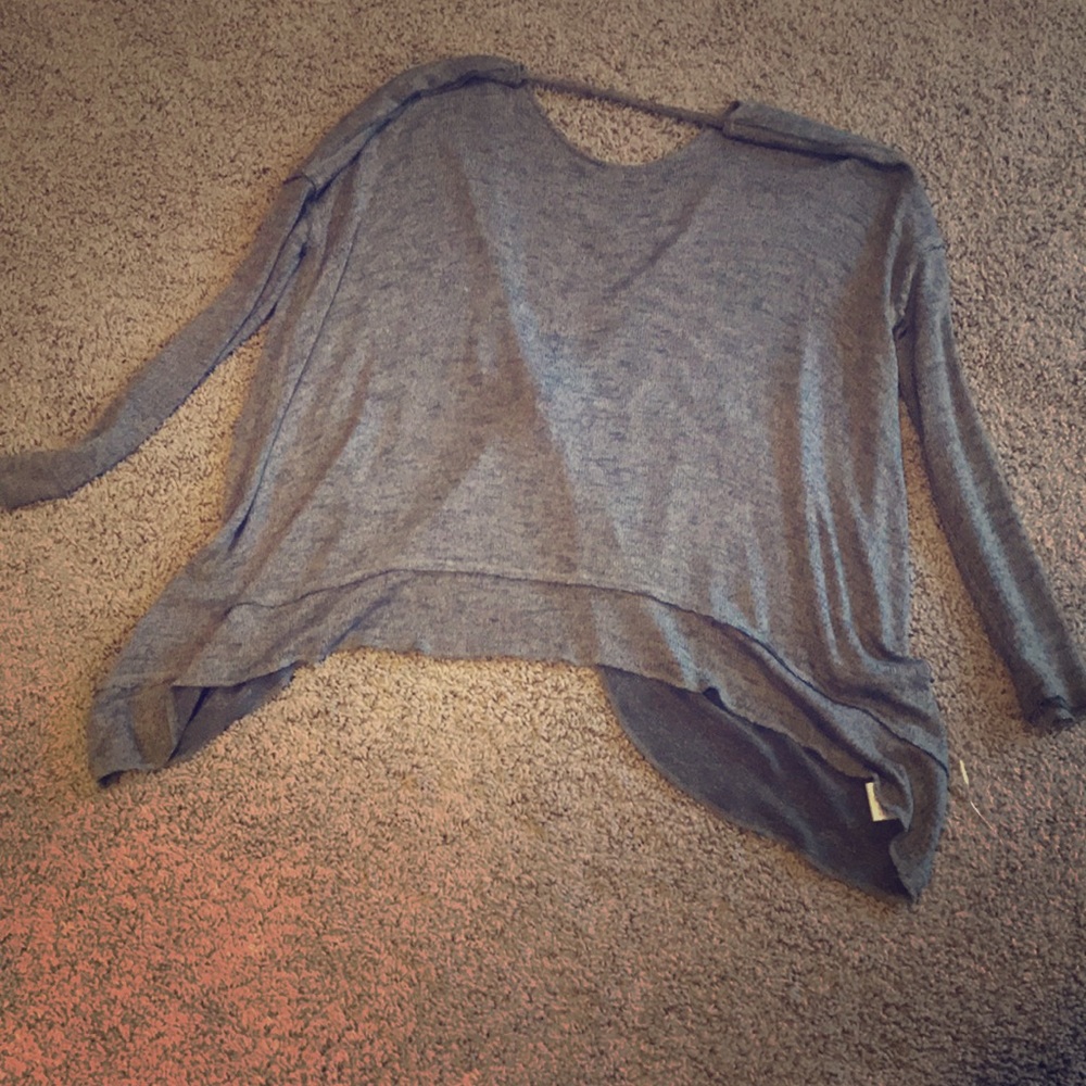 Free People hunter green sweater